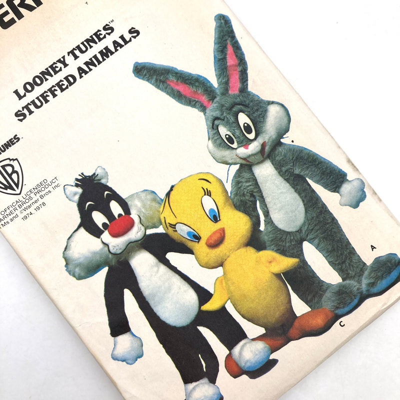 Butterick 6347 | Looney Tunes Stuffed Animals