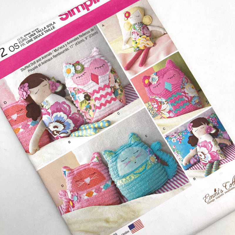 Simplicity 1342 | Stuffed Doll and Animals