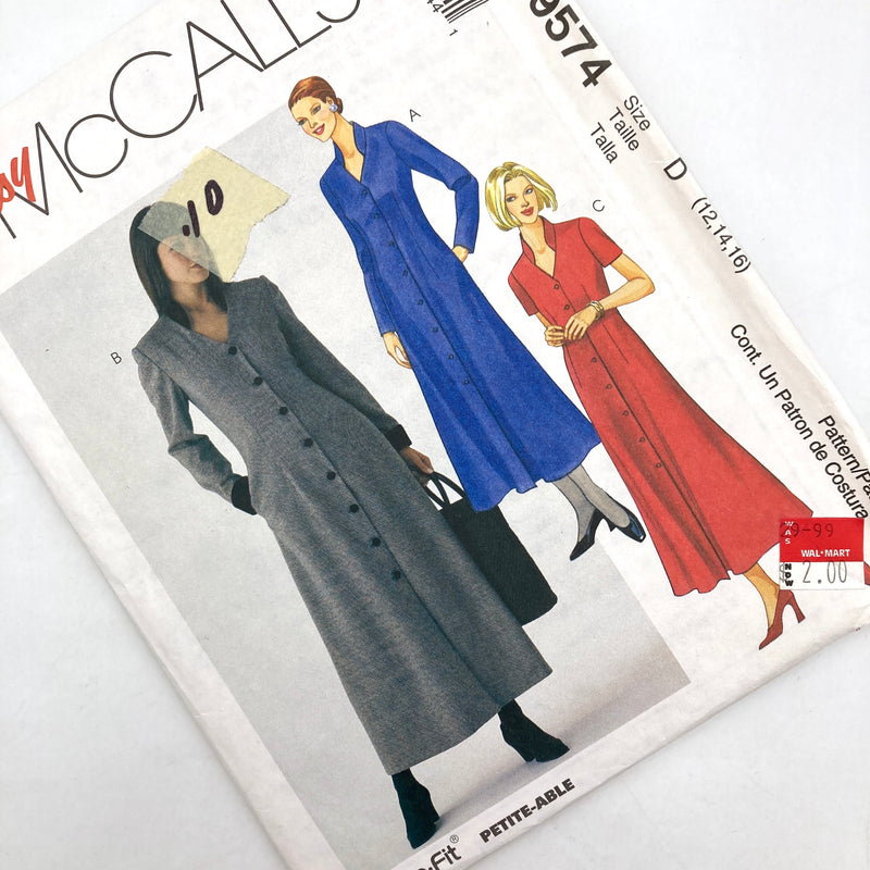 McCall's 9574 | Adults' Dress | Sizes 12-14-16