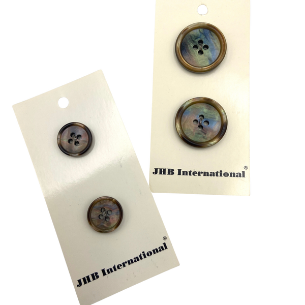 7/8" or 5/8" Mary | Plastic Buttons | Choose Your Size