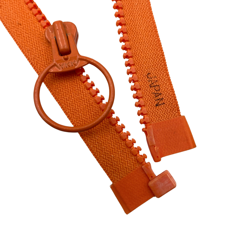 16" Ring Pull Zipper | Heavy Jacket Zipper