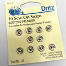 Metal Sew-on Snaps | Choose Your Favorite