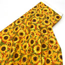 Sunflower Toss Orange | Fall Splendor | Quilting Cotton