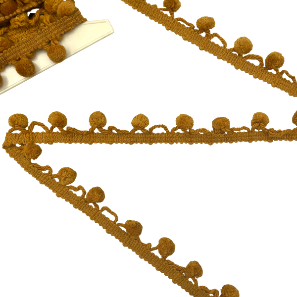 Pumpkin | 1.5" | Pom-Pom Trim