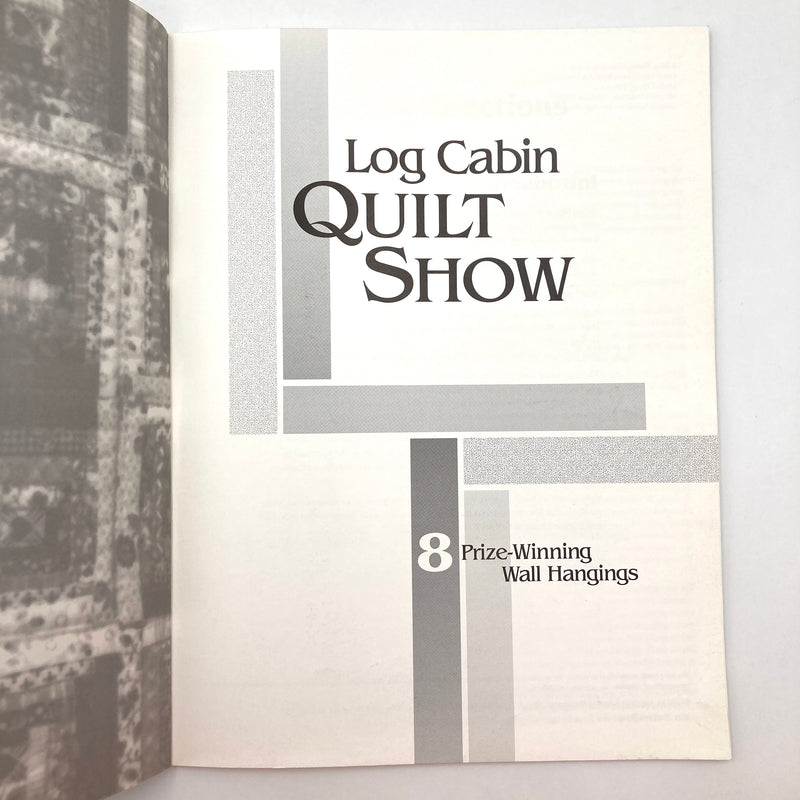 Log Cabin Quilt Show | Book