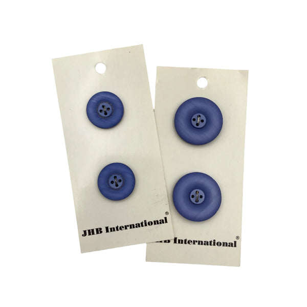 3/4" or 7/8" Bluebell | Plastic Buttons | Choose Your Size