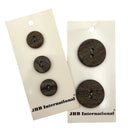 5/8", 3/4" or 1" Walnut | Plastic Buttons | Choose Your Size