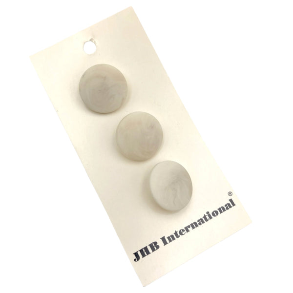 3/4" Marble | Plastic Buttons | Set of 3