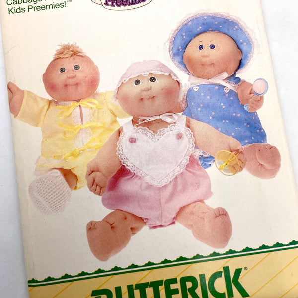 Butterick 3921 | Cabbage Patch Preemies Clothes