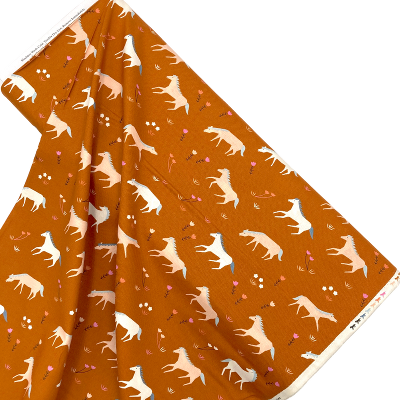 Horses Spice | Meander | Quilting Cotton