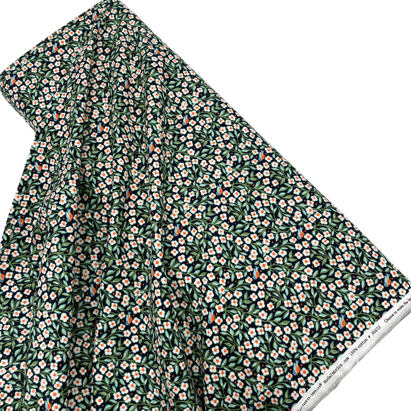 Sincere Dull Black | Frankie | Quilting Cotton
