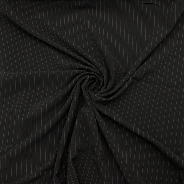 Pink Pinstripe | Stretch Shirting