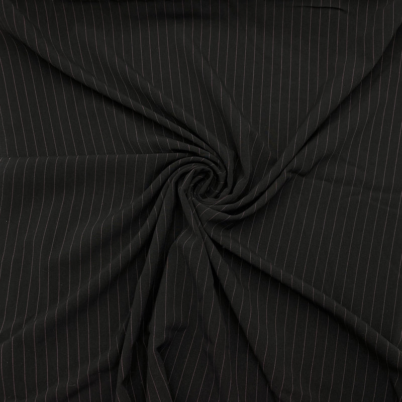 Pink Pinstripe | Stretch Shirting