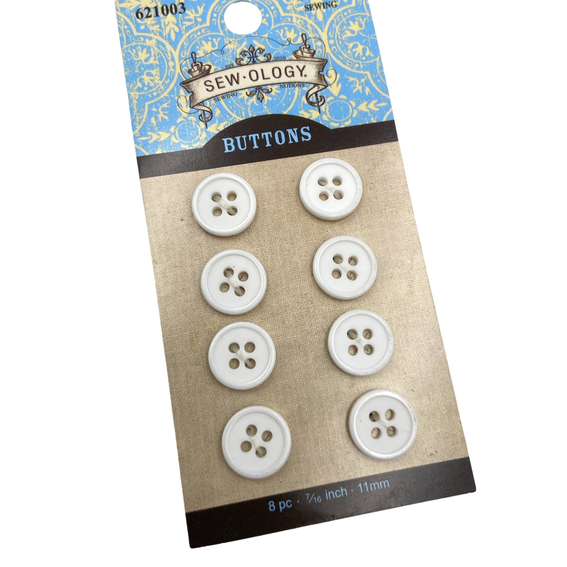 7/16" Sew-Ology | Plastic Buttons