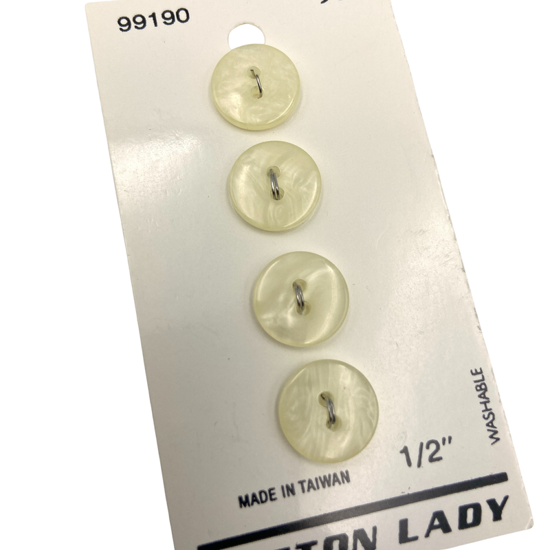 1/2" Gertrude | Plastic Buttons