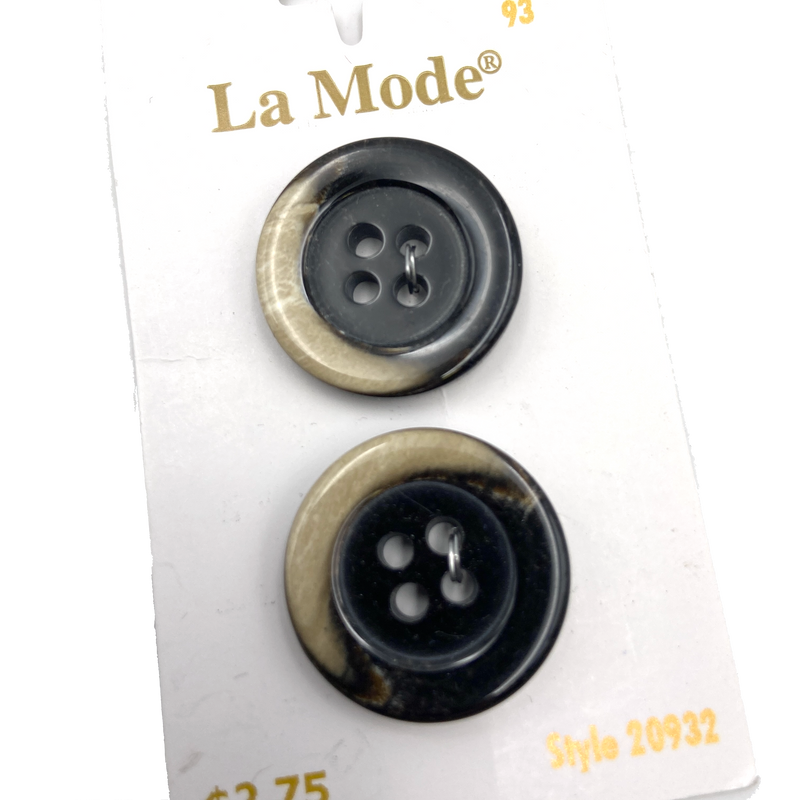 7/8" Lansing | Plastic Buttons