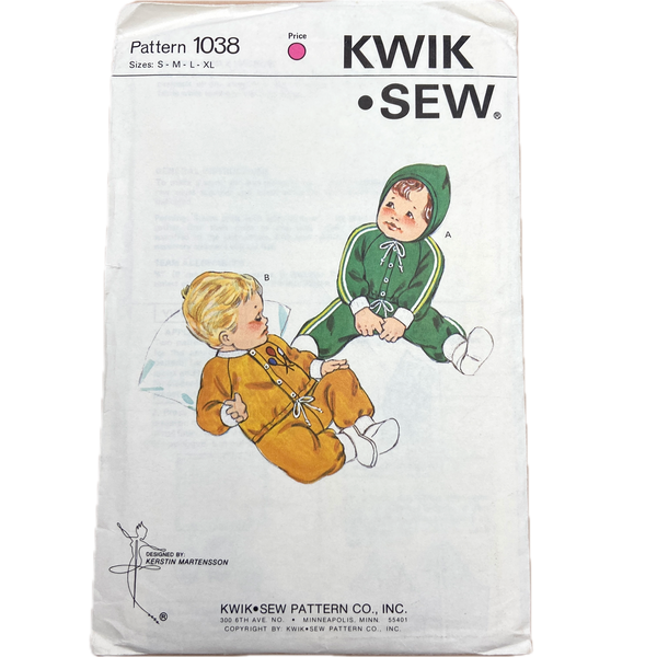 Kwik Sew 1038 | Babies' Pants and Jacket | Size S-XL