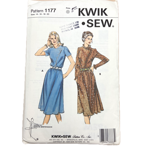 Kwik Sew 1177 | Pull-on Dress | Size 14-20