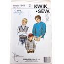 Kwik Sew 1544 | Kid's Sweaters | Size 4-7