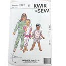 Kwik Sew 2187 | Kid's Pajamas | Size 4-7