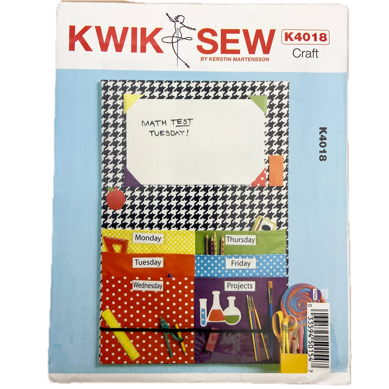 Kwik Sew K4018  | School Work Organizer