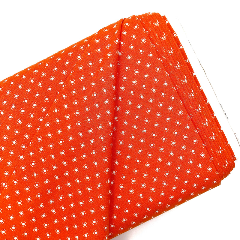 Little Sunshines Orange | Colour Fun Blank | Quilting Cotton