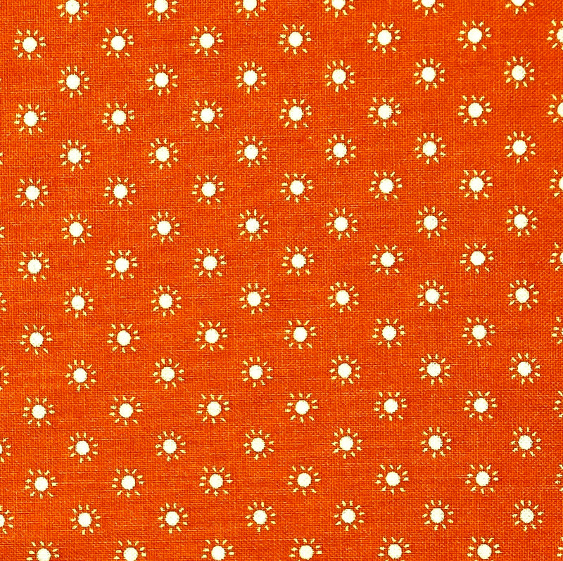 Little Sunshines Orange | Colour Fun Blank | Quilting Cotton