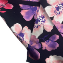 Midnight Flora | Metallic Print Scuba