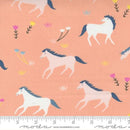 Horses Peach | Meander | Quilting Cotton