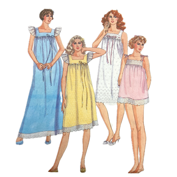 McCall's 2040 | Adult Nightgown or Top and Panties | Size 6-10