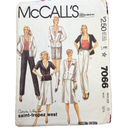 McCall's 7066 | Misses' Jacket, Skirt, Pants and Shorts | Size 10, Bust 32.5"