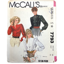 McCall's 7793 | Adult Blouse | Size 12