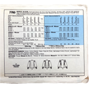 McCall's 7793 | Adult Blouse | Size 12