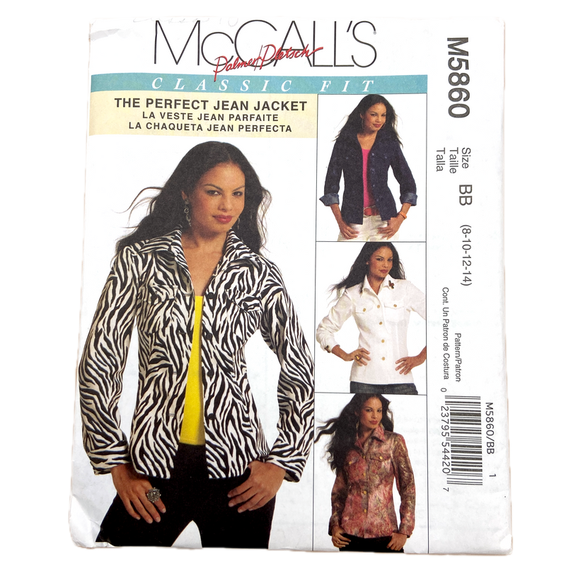 McCall's M5860 | Adult Unlined Jacket | Size 8-14