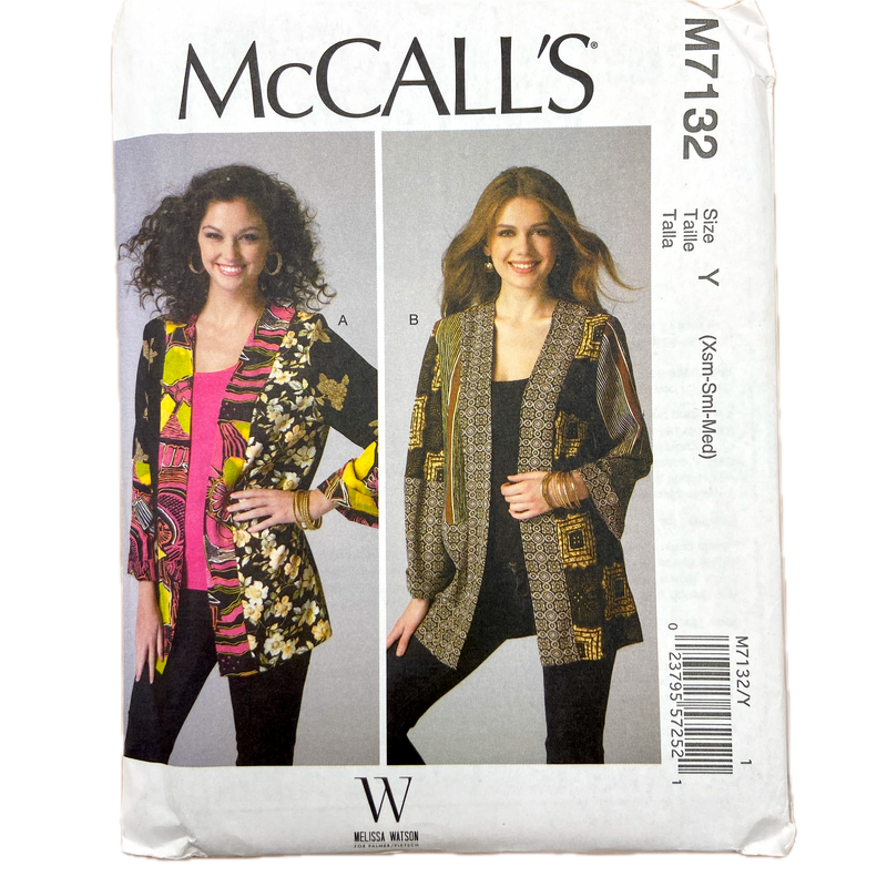 McCall's M7132 | Adult Jacket | Size XS-Med