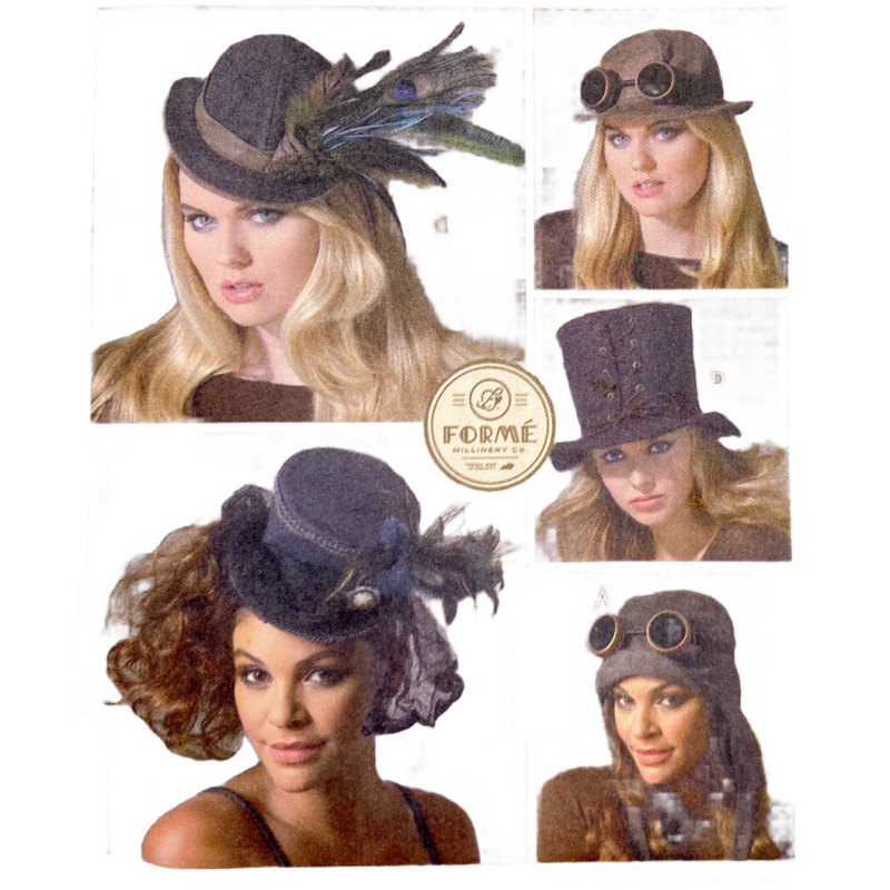 McCall's M7335 | Adult Costume Hats | One Size