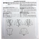 McCall's M7760 | Adult Vest and Jacket | Size 6-14 or 14-22
