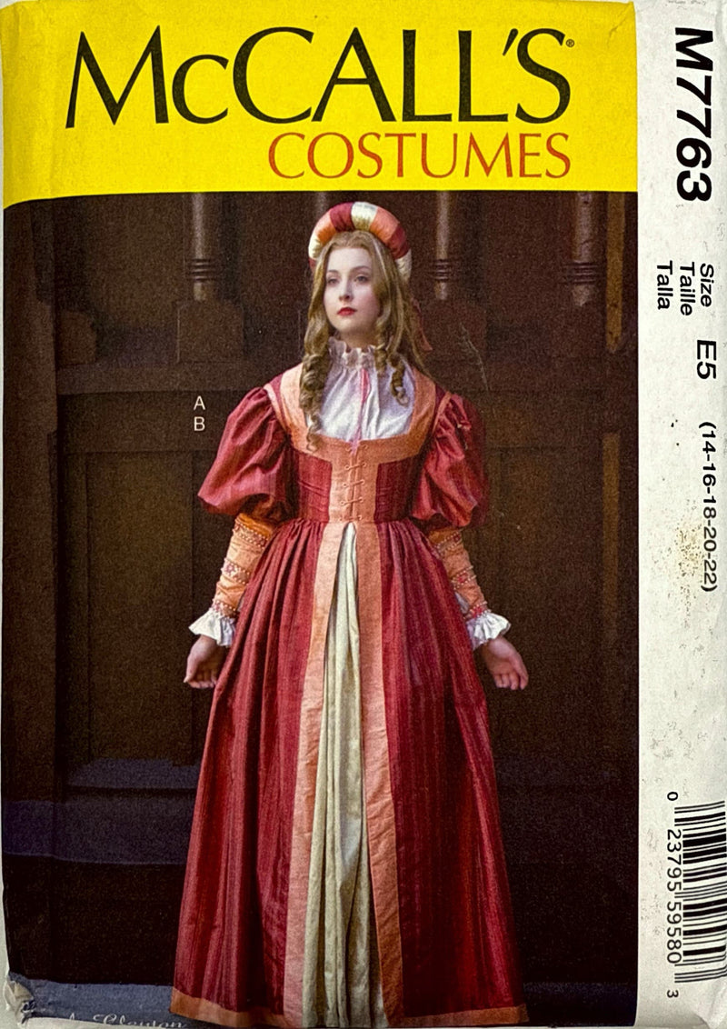 McCall's M7763 | Adult Costume | Sizes 14-22