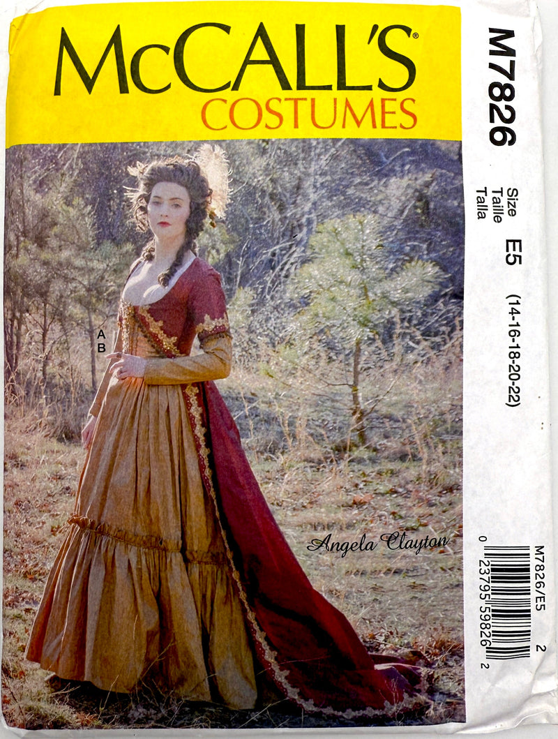 McCall's M7826 | Adult Costume | Sizes 14-22