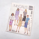 McCall's 3622 sewing pattern, showing the cover with illustrations of women wearing the skirts and shirt variations of the pattern.