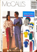 McCall's uniform essentials pattern cover with two people and a variety of clothing items.