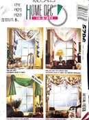 McCall's Home Dec in a Sec 5796 | Swags in Four Ways