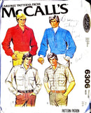 McCall's 6306 | Men's Shirt | Size 40