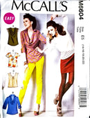 McCall's M6604 | Misses' Tops | Size 14-22