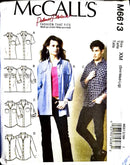 McCall's M6613 | Misses'/Men's Shirt | Size Sm-Lg