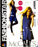 Fashion Star McCall's M6847 | Misses'/Women's Vest | Size 8-16