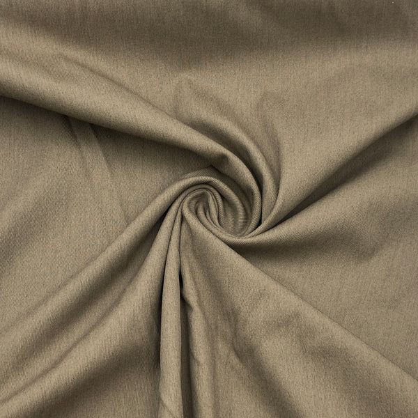 Mushroom | Wool Stretch Twill