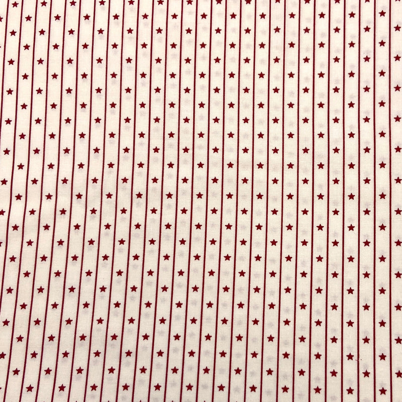 Star Row Red | American Gathering | Quilting Cotton