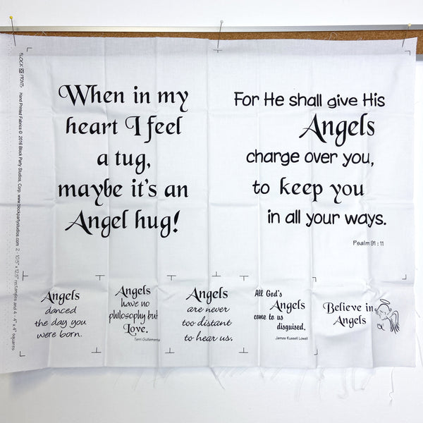 Believe in Angels | Project Panel | Quilt Labels