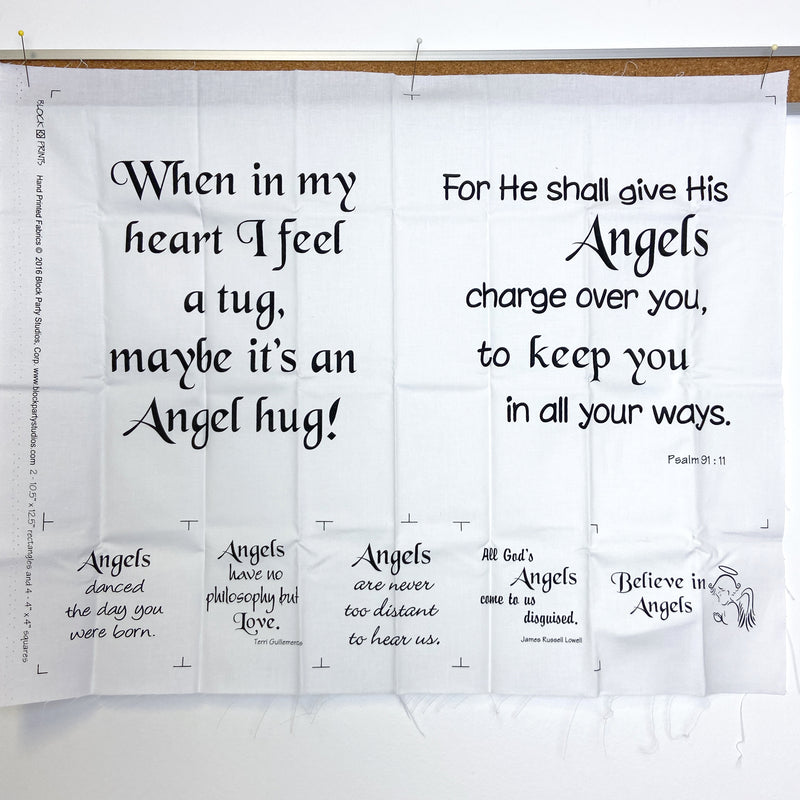 Believe in Angels | Project Panel | Quilt Labels